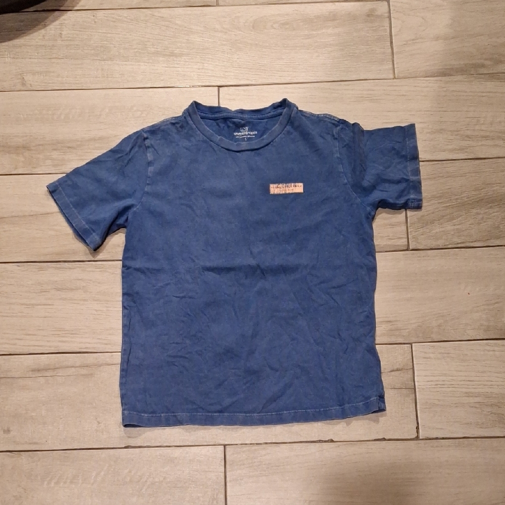 🐣 Vineyard Vines Kids Blue Short Sleeve Tee🐬